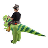 Inflatable Dinosaur Costume Funny Versatile Polyester Adult Blow Up Dinosaur Costume for Party