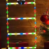 Santa Climbing Light Cute Decorative Xmas Ladder Light for Wall Tree Yard Garden