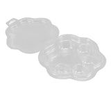25PCS Cat Claw Wax Melt Container PET Clear Empty Wax Melting Tray for DIY Chocolates Wickless Candles Soap Making