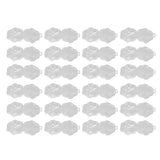 25PCS Cat Claw Wax Melt Container PET Clear Empty Wax Melting Tray for DIY Chocolates Wickless Candles Soap Making