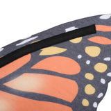 Wings Costume for Women Girl Decorative Dress Up Wings Prop with Headband for Cosplay Holiday Party Favor Orange
