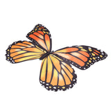 Wings Costume for Women Girl Decorative Dress Up Wings Prop with Headband for Cosplay Holiday Party Favor Orange
