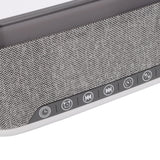 Wireless Charging Station Bluetooth Speaker Multifunctional Wireless Speaker with Alarm Clock LED Night Light White Noise for Bedside