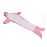 Wearable Adult Hoodie Shark Blanket Super Soft Cozy Flannel Shark Pajamas for Role Playing Costumes Movie Nights Party Nights Pink 170cm