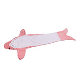 Wearable Adult Hoodie Shark Blanket Super Soft Cozy Flannel Shark Pajamas for Role Playing Costumes Movie Nights Party Nights Pink 190cm