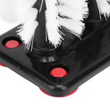 3 Head Cup Brush Removable Efficient Cleaning Glass Washer Brush with Suction Base for Bar Long Leg Cup Beer Cup