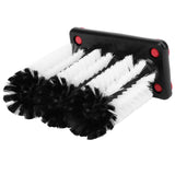 3 Head Cup Brush Removable Efficient Cleaning Glass Washer Brush with Suction Base for Bar Long Leg Cup Beer Cup