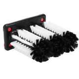 3 Head Cup Brush Removable Efficient Cleaning Glass Washer Brush with Suction Base for Bar Long Leg Cup Beer Cup
