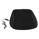 Seat Cushion with 5 Fans Ventilated Breathable USB 3 Speed Adjustable Seat Cooler for Car Home Outdoor Entirely Black