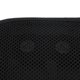 Seat Cushion with 5 Fans Ventilated Breathable USB 3 Speed Adjustable Seat Cooler for Car Home Outdoor Entirely Black