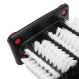 3 Heads Cup Brush Water Bottle Cleaning Brush Glass Cup Washer with Suction Base for Hotel Bar