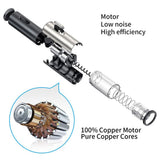 Stainless Steel 
USB Rechargeable Smart Electric Wine Opener 
Automatic Bottle Opener Silver