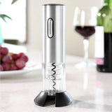 Stainless Steel 
USB Rechargeable Smart Electric Wine Opener 
Automatic Bottle Opener Silver