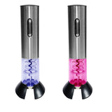 Stainless Steel 
USB Rechargeable Smart Electric Wine Opener 
Automatic Bottle Opener Silver