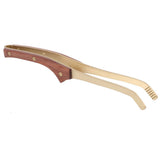 Antihot Wood Copper Tea Clip NonSlip Tea Set Tweezers Tea Ceremony Accessories Household(Rosewood )