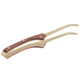 Antihot Wood Copper Tea Clip NonSlip Tea Set Tweezers Tea Ceremony Accessories Household(Rosewood )