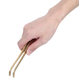 Antihot Wood Copper Tea Clip NonSlip Tea Set Tweezers Tea Ceremony Accessories Household(Rosewood )