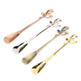 Vintage Small Coffee Dessert Tea Spoon Ice Cream Cake Scoop Teaspoon for Kitchen Dining Bar Tool