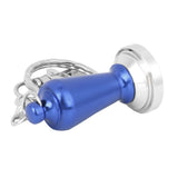 Mini Coffee Tamper Key Chain Powder Hammer Key Ring Coffee Appliance Pendant Peripheral Gifts CollectionDark Blue