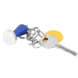 Mini Coffee Tamper Key Chain Powder Hammer Key Ring Coffee Appliance Pendant Peripheral Gifts CollectionDark Blue