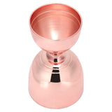 Stainless Steel Double Head Cocktail Jigger Mixer Bartending Tool for Home Bar Party AccessoryRose Gold
