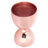 Stainless Steel Double Head Cocktail Jigger Mixer Bartending Tool for Home Bar Party AccessoryRose Gold