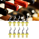 10PCS Universal Manual Press Wine Bottle Stopper Vacuum Sealed Plug Wine Sealer Bar Kitchen Accessories