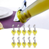 10PCS Universal Manual Press Wine Bottle Stopper Vacuum Sealed Plug Wine Sealer Bar Kitchen Accessories