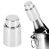 Red Wine Bottle Stoppers Stainless Steel Vacuum Champagne Preserver Sealer for Bar Party Use