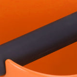 Non Slip Coffee Knock Box Coffee Grounds Bucket Container Dump Bin Accessories(Orange )
