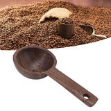Coffee Scoop Wooden Measuring Spoon Walnut Teaspoon Coffee Accessories for Coffee Tea Sugar Dlour Spices1pc