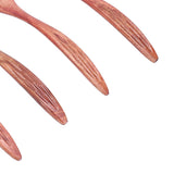 5Pcs Wooden Scoop Long Handle Sugar Salt Tea Seasoning Spoon for Home Restaurant Hotel