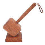 Wooden Bottle Opener Multipurpose Innovative Hammer Beer Opener for Dad Men Him Husband Boyfriend