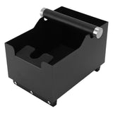 Coffee Knock Box With Removable Knock Bar Steel Coffee Grounds Knock Box Container Bin Black