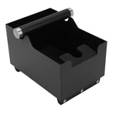 Coffee Knock Box With Removable Knock Bar Steel Coffee Grounds Knock Box Container Bin Black