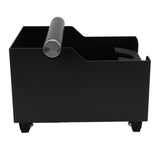 Coffee Knock Box With Removable Knock Bar Steel Coffee Grounds Knock Box Container Bin Black