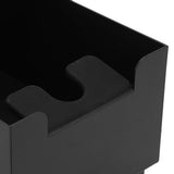 Coffee Knock Box With Removable Knock Bar Steel Coffee Grounds Knock Box Container Bin Black