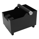 Coffee Knock Box With Removable Knock Bar Steel Coffee Grounds Knock Box Container Bin Black