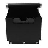 Coffee Knock Box With Removable Knock Bar Steel Coffee Grounds Knock Box Container Bin Black