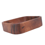 Wood Fruit Tray Square Chinese Style Solid Wood Tea Snack Dessert Serving Plate for Home