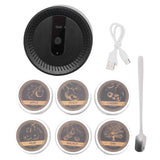 Electric Whiskey Smoker Kit Rechargeable Cocktail Smoker with 6 Flavors Wood Chips for Men Birthday Xmas Whiskey Gifts