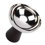 Serving Dessert Bowl Stainless Steel Multifunctional Wooden Base Yogurt Snack Candy Cup for Hotel Home Glossy Style