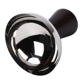 Serving Dessert Bowl Stainless Steel Multifunctional Wooden Base Yogurt Snack Candy Cup for Hotel Home Glossy Style