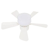 Ceiling Fan with Light 3 Colors Dimmable Quiet LED Ceiling Fan Lamp Screw in E26 Base Timer Function APP Control White