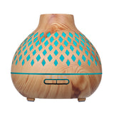 400ml U-ltrasonic Acoustic Air Humidifier Aroma Diffuser Mist Maker with Remote Control Controller 7 Colorful Lights Design 4 Levels T-imer T-ime Setting Double Spray Modes for Yoga Relax Office Home Bedroom Living Room Study Spa