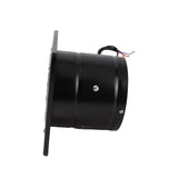 190mm 40W 220V Wall Mounted Exhaust Fan Low Noise Home Bathroom Kitchen Garage Ventilation (Black)
