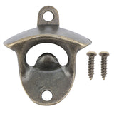 Wall Mounted Zinc Alloy Beer Bottle Opener Soda Glass Caps Remover Open Tool for Home Bar(5pcs)