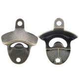 Wall Mounted Zinc Alloy Beer Bottle Opener Soda Glass Caps Remover Open Tool for Home Bar(5pcs)