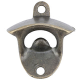 Wall Mounted Zinc Alloy Beer Bottle Opener Soda Glass Caps Remover Open Tool for Home Bar(5pcs)