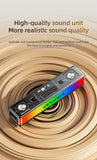 AWEI KA23 Wireless Bluetooth Soundbar, RGB Dynamic Lighting Stereo Speaker，black